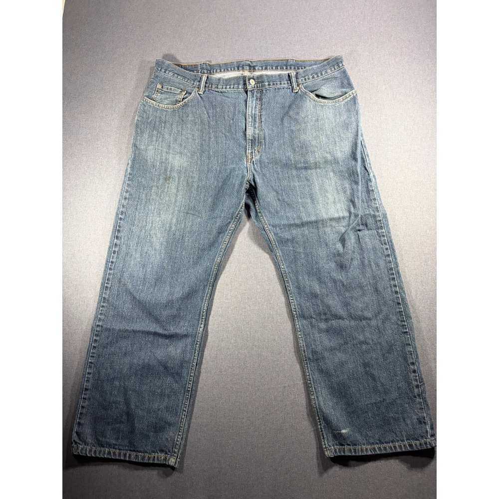 Levis 550 Relaxed Fit Jeans Mens 44x30 Blue Denim Medium Wash 40 x 28 Actual